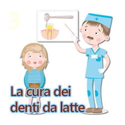 La cura dei denti da latte